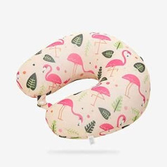 Travel Pillow Cute Color Travel U-Shaped Pillow Family Headrests Provide The Best Relief And Support For Neck Pain And More. U-shaped Adjustable 360 Degree Head Mount Plane A