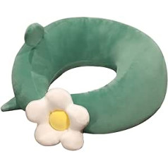 ADSFG Cute Flower Shape Neck Pillow, Travel Pillow, Airplane Car, Office, Portable Nap Pillow, G