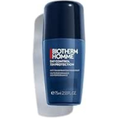Biotherm Homme Day Control 72H dezodorants Roll-On, 72 stundu pretsviedru vīriešu dezodorants, efektīva aizsardzība pret sviedru smaku, jutīgai ādai un visiem ādas tipiem, ir barojoša un nomierinoša iedarbība, 75 ml