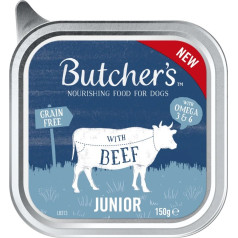 original junior liellopa gaļas pastēte - mitrā barība suņiem - 150 g