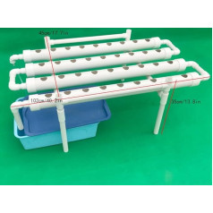 DSYOGX Hydroponic Grow Kit 36 caurumi 4 caurules Hydroponic Propagation System Earthless augu audzēšanas sistēmas dārza hidroponikai, mājām un birojam