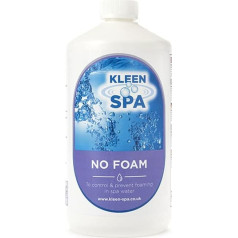 Kleen Spa Foam Away 1 litrs 1 litrs burbuļvannām, baseiniem un ūdens attīrīšanas iekārtām