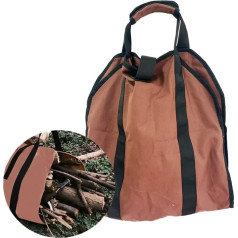 Canvas Log Carers Bag Schwere Handtasche Kaminholz Aufbewahrungstasche Kamin Herd Zubehör für Outdoor Camping