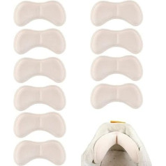 5 pāri papēžu papēžu zolītes Patch Pain Relief Anti-Wear Cushion Pads Feet Care Heel aizsardzība Adhesive Back Sticker Shoes Insert Insole