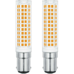 LIENNGKE 2 LED B15d 7 W spuldžu komplekts, aizstāj 70 W, 75 W kvēlspuldzi, silti balta, 735 lūmeni, 220 V, 230 V, 3000 K, daudzvirzienu spuldzes, daudzvirzienu spuldzes