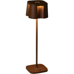 Konstsmide Nice galda lampa | rūsas krāsā | iekštelpu/āra | USB galda lampa | 7818-970, 10 cm (L)/10 cm (W)/36 cm (H)