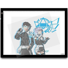 HUION A3 Leuchtkasten 48 x 36 cm Professioneller Ultra Slim Lightpad zum Zeichnen stufenlose dimmbare Leuchtkasten Tragbare LED Leuchtplatte für Malen Animation Skizzierung