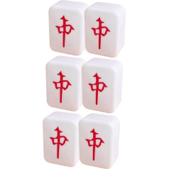 OSALADI 6 Stk Tischleuchte mit Spielmotiv Schreibtischlampe schlafzimmer Nachttischlampe Innendekoration Mahjong kleine Nachtlampe Nachtlampenornament Augenschutz schmücken Dekorationen