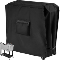 Skyour Cooler Cart Cover Waterproof Dustproof UV Portable Patio Rolling Cooler Ice Chest Party Cooler Protective Covers for 80 Quart Outdoor Patio Drink Cooler Cart