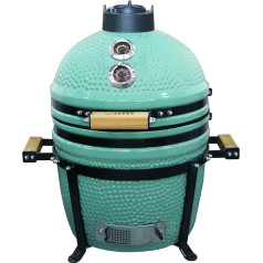 YNNI KAMADO TQ0015CY Laisvai pastatoma Kamado BBQ kepsninė Custom Made in Cyan Light Blue BBQ Ceramic Egg Smoker 15.7