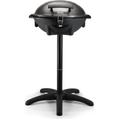 Tristar elektrischer Tisch- und Standgrill - 46x35cm Grillfläche, 3M Kabelzuleitung, inkl. Druckgussplatte, regelbare Heizstufe, 2200 Watt, BQ-2816