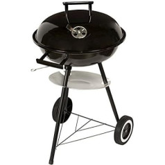 4U-Onlinehandel Kettle Barbecue Diameter 42 x 70 cm Round Charcoal Grill Stand Grill Trolley on Wheels Garden Grill BBQ