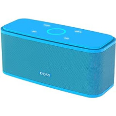 Doss SoundBox Touch bezvadu portatīvais Bluetooth skaļrunis zils