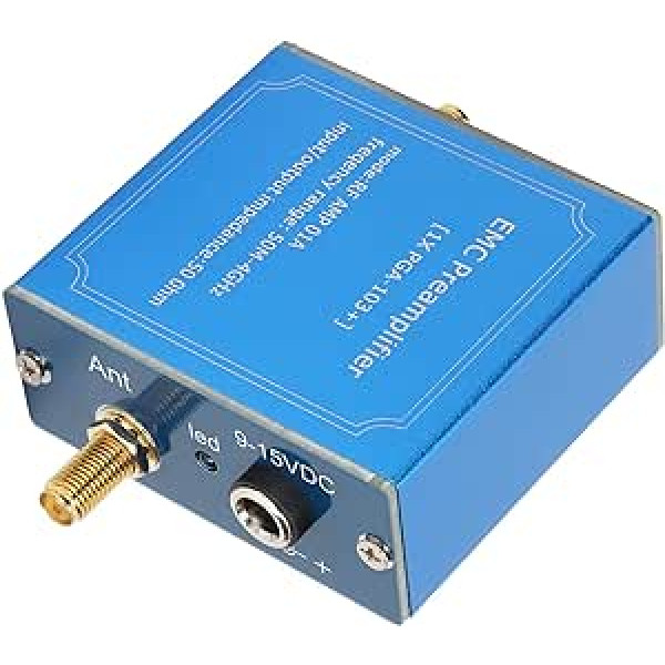 Zema trokšņa 20 dB pastiprinātājs SMA sieviešu zema trokšņa pastiprinātāja moduļa plate PGA 103+ mikroshēmu dizains, 50M 4GHz platjoslas Plug and Play, DC 9 15V LNA modulis ar augstu pastiprinājumu sakaru sistēmām