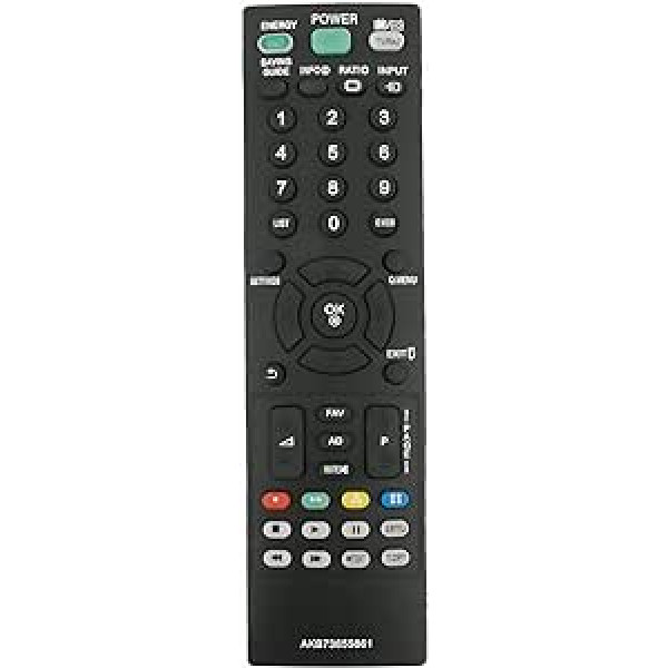 AKB73655861 Replacement Remote Control Fit for LG TV 32LS5600 32LS560S 32LS560T 32LS5610 32LS561S 32LS561T 32LS5620 32LS562S 32LS562T 37LS5600 37LS560S 5607LS560T 37LS5610 37LS561S