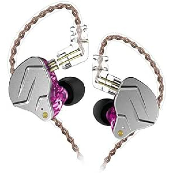 CCA KZ ZSN Pro Dual Drivers 1BA 1DD In-Ear Austiņas HiFi Power Bass Austiņas Austiņas High Clarity Sound Vadu austiņas ar noņemamu kabeli audiofiliem mūziķiem