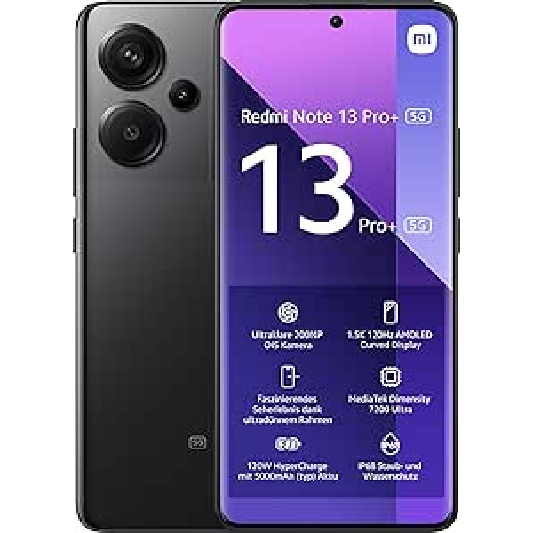 Xiaomi Redmi Note 13 Pro+ 5G 512GB Midnight Black