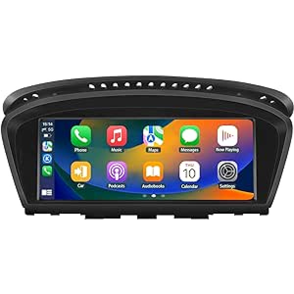 Android 13 automašīnas radio 8,8 collu IPS skārienekrāns Qualcomm Octa Core 4GB + 64GB ar Android Car Carplay Bluetooth BMW 5. sērijas E60 3. sērijas E90 CCC sistēmai