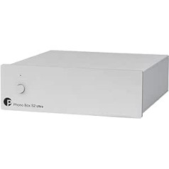 Pro-Ject Phono Box S2 Ultra, diskrētais MM/MC Phono priekšpastiprinātājs (sudraba krāsā)