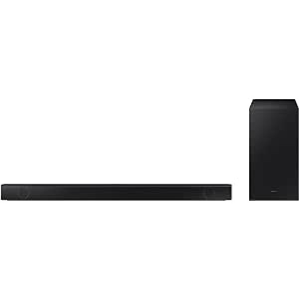 Samsung HW-B540 2.1 kanālu B skaņu josla (vācu modelis), Dolby 2.0 un DTS Virtual:X, Adaptive Sound Lite, spēles režīms [2022], melns