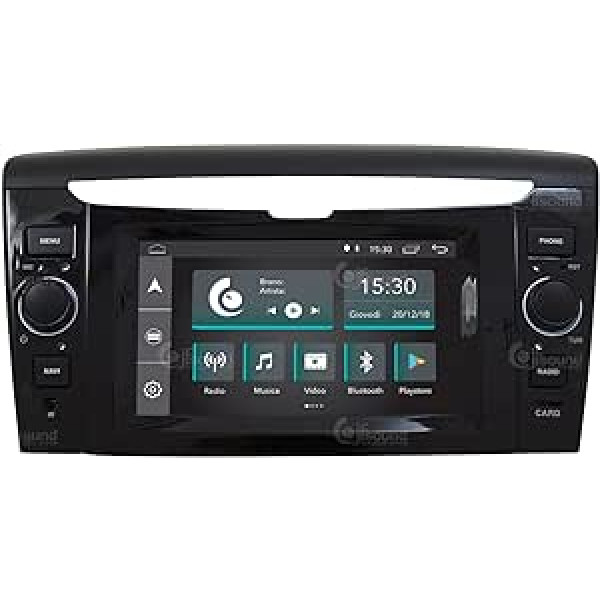 Costum Fit Car Radio priekš Lancia Ypsilon Android GPS Bluetooth WiFi Dab USB Full HD skārienekrāna displejs 6,2 collu Easyconnect