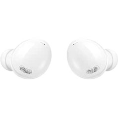 Samsung Galaxy Buds Pro, bezvadu austiņas, bezvadu austiņas, ilgmūžīgs akumulators, 3 mikrofoni, AKG skaņa, iekļauts divvirzienu skaļrunis. Araree Clear Cover, Phantom White (vācu versija).