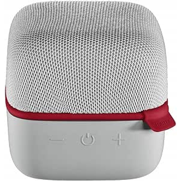 Hama Cube pārnēsājamais Bluetooth skaļrunis pelēks/sarkans