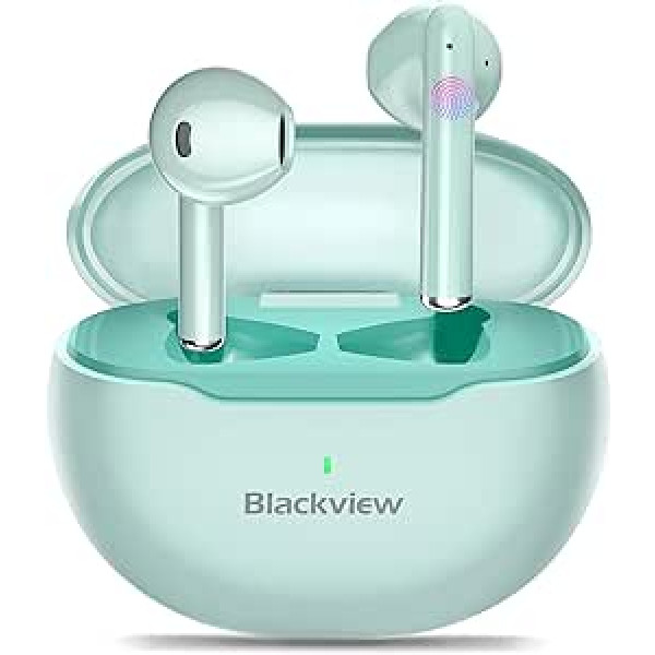 Blackview AirBuds6 ievietojamas austiņas, bezvadu Bluetooth 5.3 Sport Wireless, Bluetooth austiņas trokšņu slāpēšana, skārienjutīgie sensori, 4 mikrofoni, IPX7