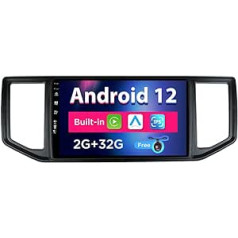 SXAUTO Android 12 IPS automašīnas radio, piemērots VW Crafter (2004-2015) - Iebūvēts Carplay / Android Car - Bez kameras - [2G + 32G] - Stūres vadība DAB WiFi Fast Boot Bluetooth 4G - 2 Din 10,1 collas