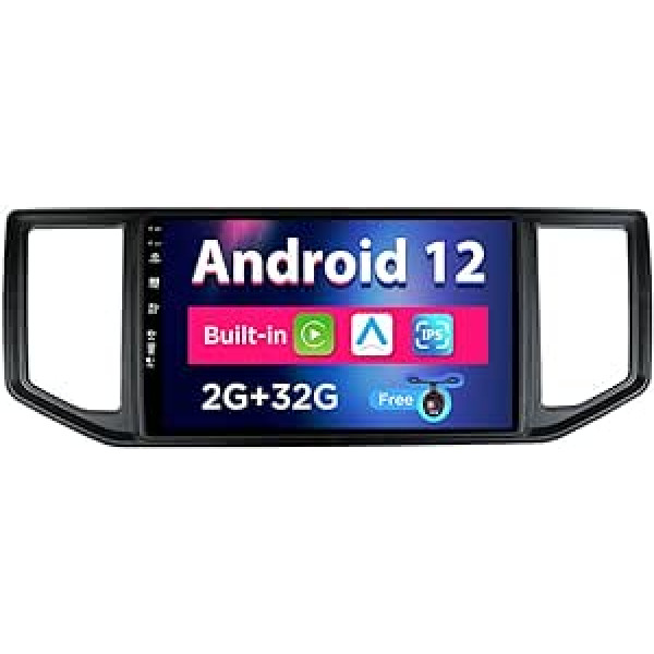 SXAUTO Android 12 IPS automašīnas radio, piemērots VW Crafter (2004-2015) - Iebūvēts Carplay / Android Car - Bez kameras - [2G + 32G] - Stūres vadība DAB WiFi Fast Boot Bluetooth 4G - 2 Din 10,1 collas