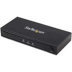 StarTech.com VID2HDCON2 S-Video vai kompozītmateriālu uz HDMI pārveidotājs ar audio (720p, NTSC un PAL, HDMI Upscaler, Mac un Windows)