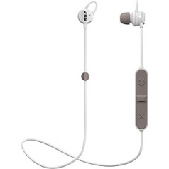 Jam Live Loose — In-Ear-Kopfhörer, Bluetooth, 6 std. Akkulaufzeit, 10 m Bluetooth rādiuss, Freihand Telefonie, Magnetclip am Kabel, leicht, sporta dizains — pelēks