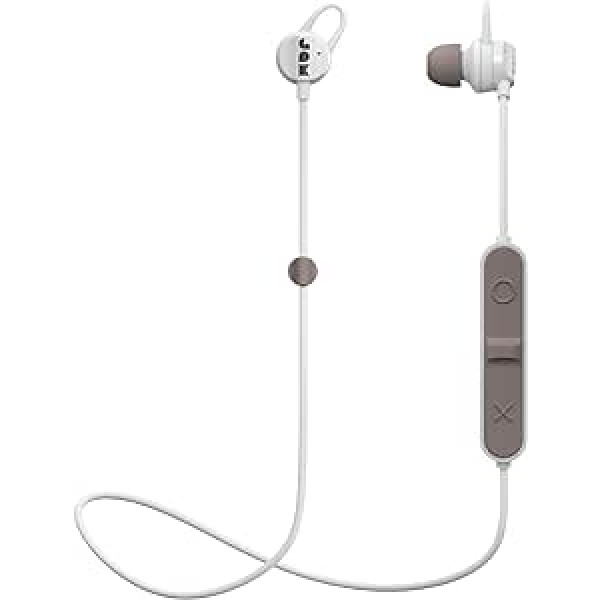 Jam Live Loose — In-Ear-Kopfhörer, Bluetooth, 6 std. Akkulaufzeit, 10 m Bluetooth rādiuss, Freihand Telefonie, Magnetclip am Kabel, leicht, sporta dizains — pelēks