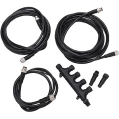 Tbest Ship Yacht Parts Marine Nmea 2000 Starter Kit Kabeļa savienotāja gala kombinācija ABS rūsas necaurlaidīgs universāls