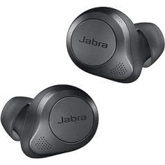 Jabra Elite 85t True bezvadu austiņas — Jabra austiņas ar uzlabotu aktīvo trokšņu slāpēšanu un jaudīgiem skaļruņiem — bezvadu uzlādes futrālis