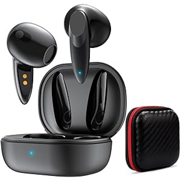 Bluetooth austiņas bezvadu austiņas priekš Samsung S24 A34 S23 FE S22 Ultra Sport bezvadu austiņas iPhone 15 14 13 Pro tālrunim Xiaomi 13T 12 11T Pro, 30 stundu darbības laiks Bluetooth 5.1 ūdensizturīgs