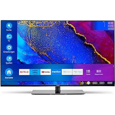 MEDION X14314 (MD 30720) 108 cm (43 collu) televizors (viedtelevizors, 4K Ultra HD, Dolby Vision HDR, Dolby Atmos, Netflix, Prime Video, MEMC, mikro aptumšošana, Bluetooth, PVR)