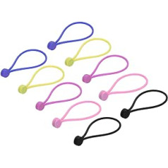 piegādes karte Magnetische Kabel-Clips, 19,1 x 1,3 cm, rozarot, magnetische Kabelbinder, wiederverwendbar, für Zuhause, Küche, Büro, 10 Stück