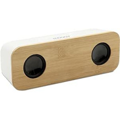 Metronic Bamboo pārnēsājamais Bluetooth bezvadu stereo skaļrunis 10 W