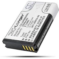 2200 mAh / 8.14 Wh replacement battery, battery compatible with Garmin Montana 600, Montana 600T, Montana 600t Camo, Montana 650, Montana 650T, Montana 680, Montana 680T, Monterra GPS, Navigator battery