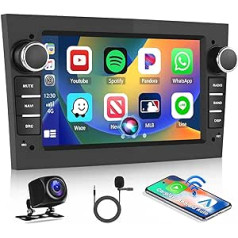 1 + 32 GB Hikity Android 13 Car Radio Wireless Carplay Android Car priekš Opel Corsa Astra Vectra Zafira Meriva Vivaro 7 collu skārienekrāna radionavigācija Bluetooth brīvroku atpakaļgaitas kamera WiFi