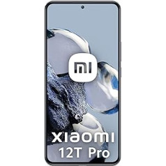 Xiaomi L12U 12T Pro viedtālrunis, 8 GB RAM + 256 GB UFS, AMOLED displejs 120 Hz, Cosmic Black