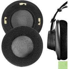 Geekria rezerves ausu spilventiņi, kas saderīgi ar AKG K701, K702, Q701, Q702, K601, K612, K712 austiņām, ausu spilventiņiem, austiņu ausu spilventiņiem, ausu uzgaļu remonta daļām (velūrs)