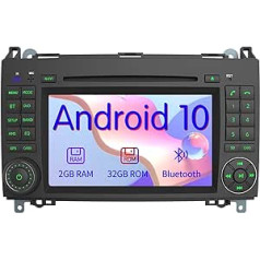 AWESAFE automašīnas radio ar navigācijas sistēmu, atbalsta DAB+ Bluetooth CD DVD RDS radio 2 DIN 7 collu ekrānu