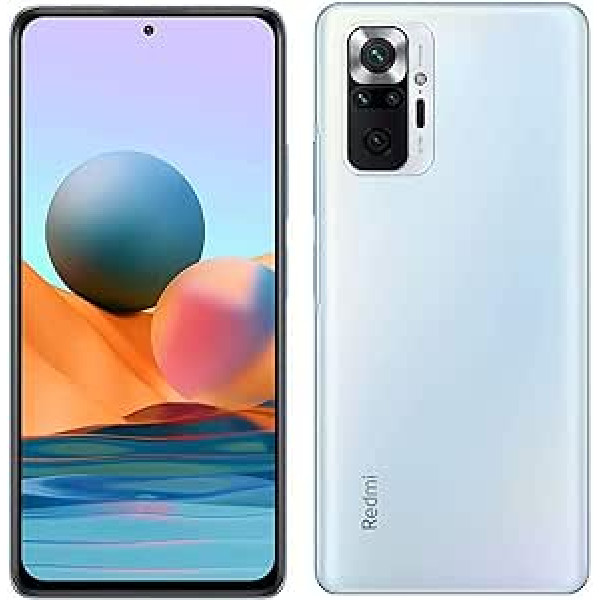 Xiaomi Redmi Note 10 Pro viedtālrunis 6 GB 128 GB 6,67 collas 120 Hz AMOLED DotDisplay 108 MP platleņķa kamera 5020 mAh (tips) NFC divu SIM karte Azul [versija un spāņu valoda]