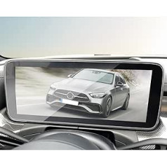 BIBIBO 12,3 collu W206 instrumentu paneļa ekrāna aizsargs, ekrāna aizsargs Mercedes-Benz Class C W206 2021 2022, 9H rūdīta stikla ekrāna aizsargs, izturīgs pret skrāpējumiem