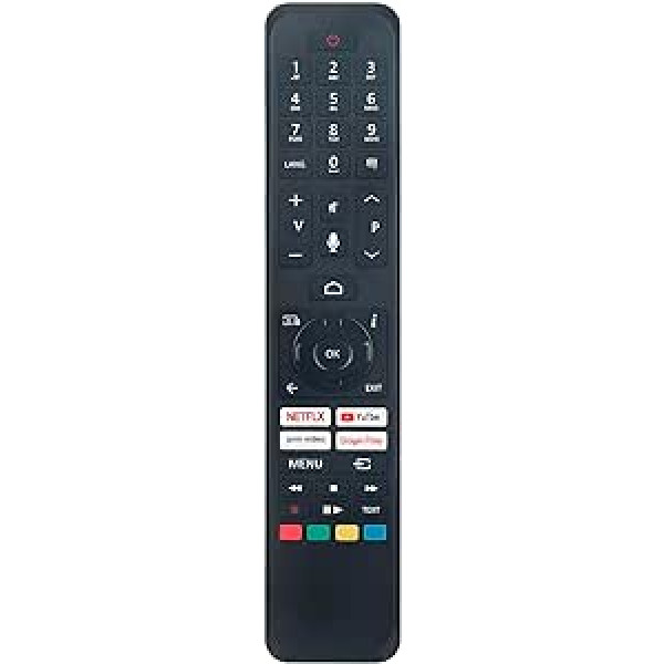 AULCMEET Fernbedienung Ersatz passend für Daewoo TV 55DM72UA 55DM53UA D50DM54UANS 70DM73UA 65DM55UA 65DM72UA 43DM53UA 43DM72UA 50DM72UA DM55UA 50DM53UA