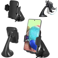 iPro piederumi Samsung Z Flip 5/Z Fold 5/Z Fold 4/Z Flip 4/Z Fold 3/Z Flip 3/Z Flip 2/Z Fold 2/Z Fold/Z Flip Car Phone Holding, Vējstikla automašīnas stiprinājums, Universāls Automašīnas stiprinājums ar