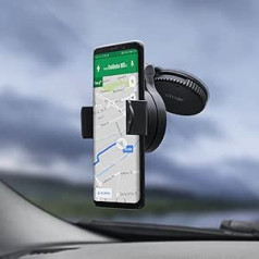 Olixar Handyhalterung Scheibe/Handy Halterung Windschutzscheibe - Smartphone Halter Scheibe - KFZ Handy/Auto Glas Halter - Vējstikla automašīnas turētājs - Saugnapf Omniholder - Universāls