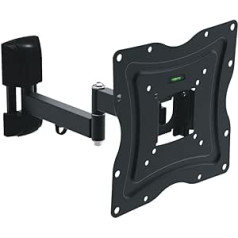 RED OPTICUM AXE Flexi Duo TV-Wandhalterung schwenkbar neigbar - Wandhalterung für Fernseher vai PC Monitore 13-42 Zoll - Monitor Halterung Wand ar Gelenkarm - Fernsehhalterung Vesa 200 × 200 max.